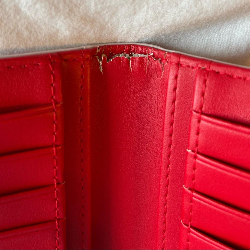 Kate Spade Pink and Red Heart Wallet - Picture 4 of 7